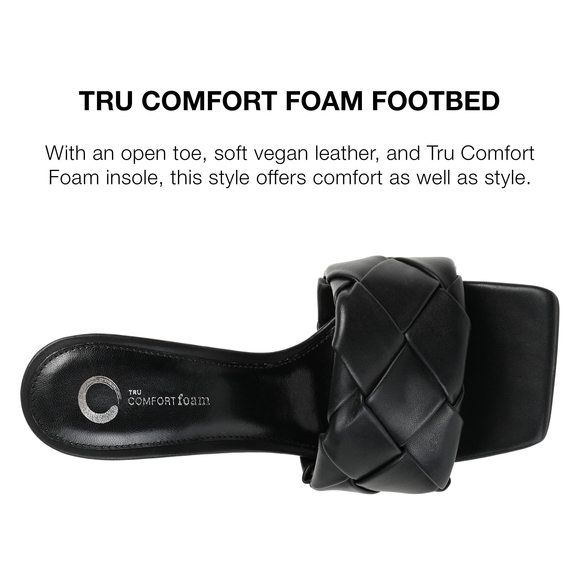 Journee Collection Black 6.5 Medium Womens US - Picture 4 of 6